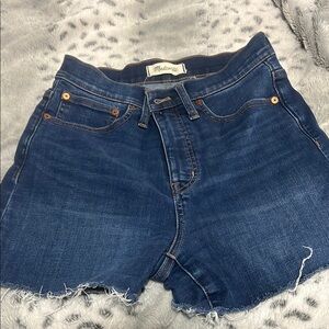 Madewell Classic Blue Denim Shorts